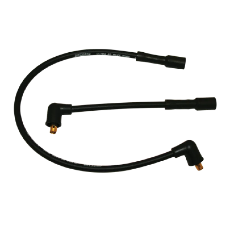 Moroso 28323, 85-96 Harley-Davidson FLT/FLHT/FLHR/FLTR/FLHS Ultra 40 Wire Set - Black for Ford