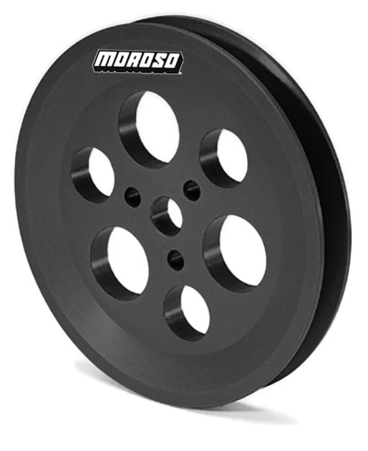 Moroso 64885, Vacuum Pump V-Belt Pulley - OEM/Holley/Smog Pumps - 3 Bolt