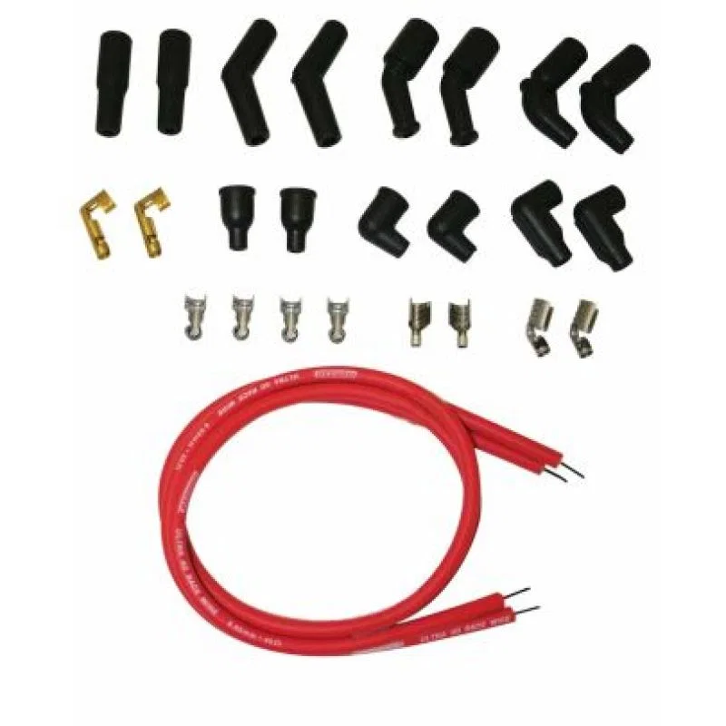 Moroso 28621, 78-15 Harley-Davidson Universal Ultra 40 Wire Set - Red for Ford F-350 Super Duty