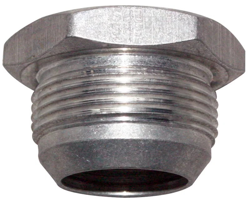 Moroso 22717, 20An Male Weld-On Bung - Aluminum - Single