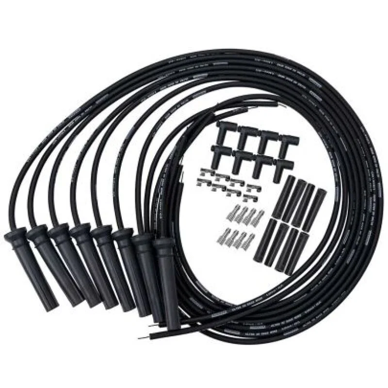 Moroso 73855, Universal GM Pro Stock Remote Coils Ultra 40 Black Wire Set