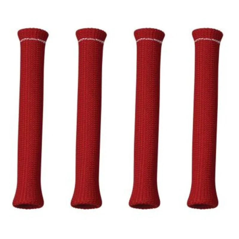 Moroso 71971, High Temperature Spark Plug Boot Protectors - Red (4 Pack)
