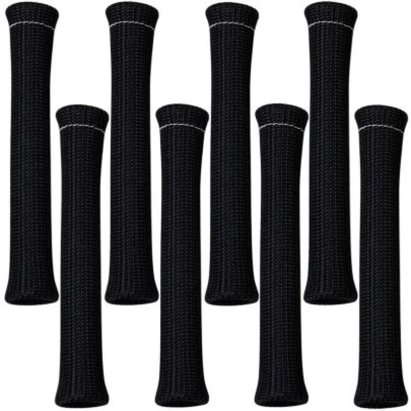 Moroso 71978, High Temperature Spark Plug Boot Protectors - Black (8 Pack)