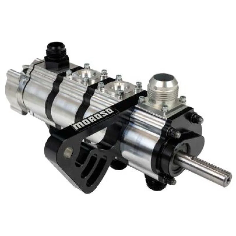 Moroso 22378, 4 Stage Tri-Lobe Left Side Door Mount 1.50in PS Oil Pump w/Fuel Pump Drive