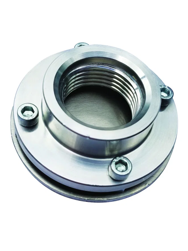 Moroso 22757, 12An Female Non Weld-On Valve Cover Fitting w/Baffle