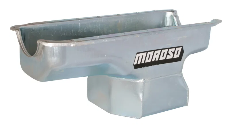 Moroso 20730, Mopar 360 (w/Center Sump) Deep Wet Sump 8qt 10in Steel Oil Pan