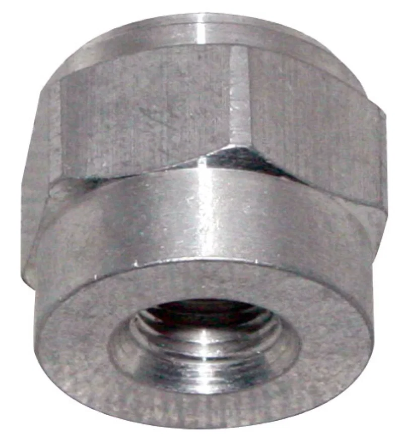 Moroso 22724, 1/8in NPT Female Weld-On Bung - Aluminum - Single