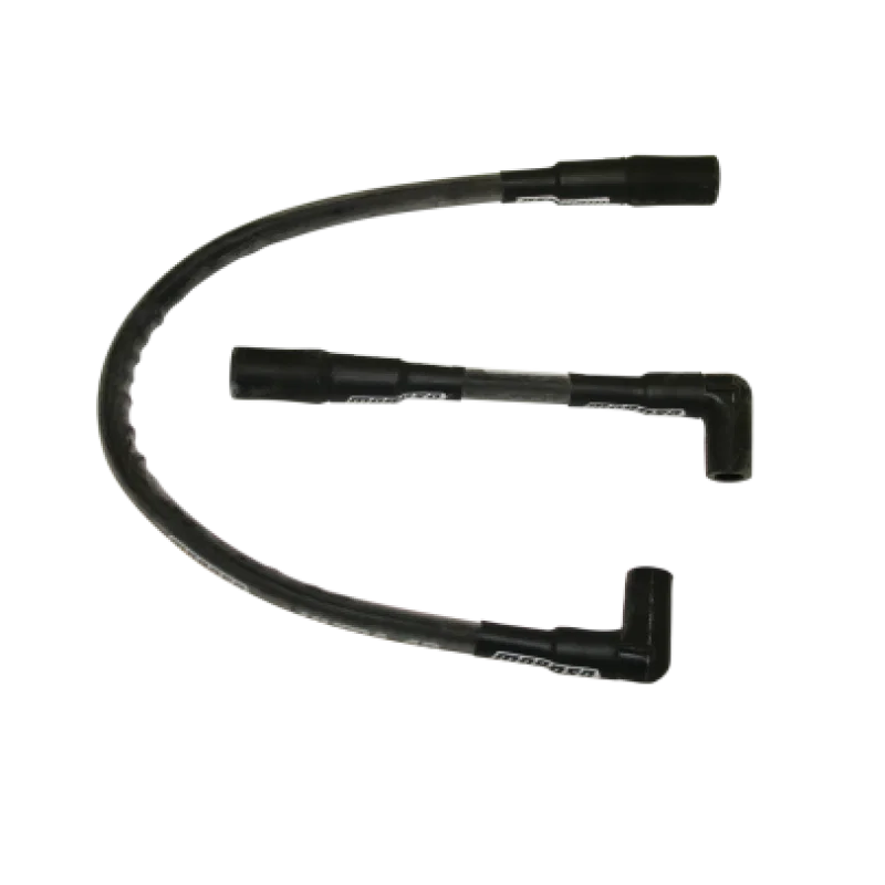 Moroso 28318, 00-15 Harley-Davidson FLST/FXST Sleeved Ultra 40 Wire Set - Black