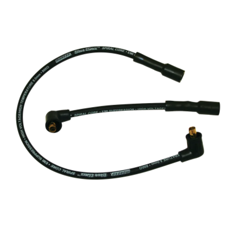 Moroso 27212, 85-96 Harley-Davidson FLT/FLHT/FLHR/FLTR/FLHS Spiral Core Wire Set - Black