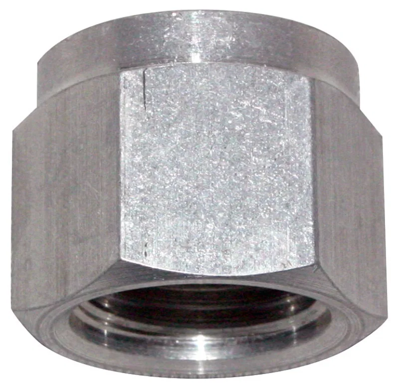 Moroso 22722, 12An Female Weld-On Bung - Aluminum - Single