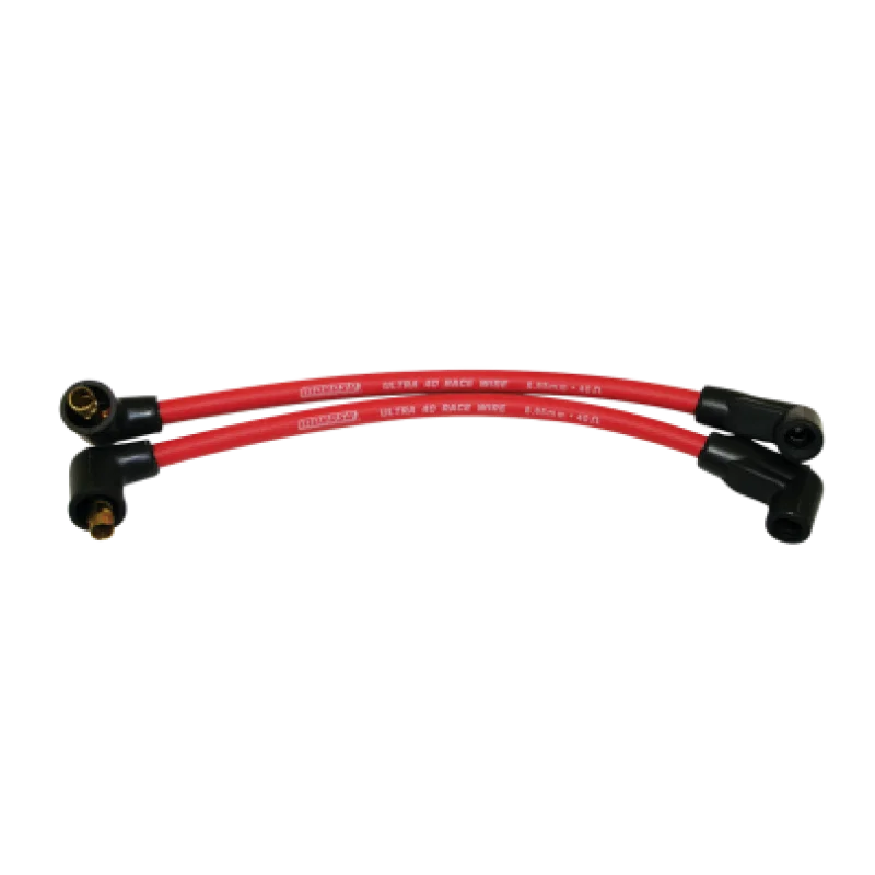Moroso 28624, 82-89 Harley-Davidson FXR Ultra 40 Wire Set - Red
