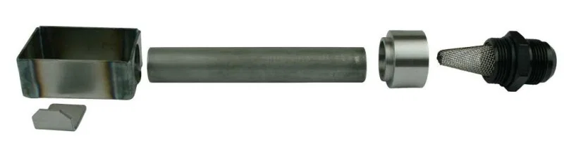 Moroso 24841, External Oil Pump Pickup Kit 16AN Steel