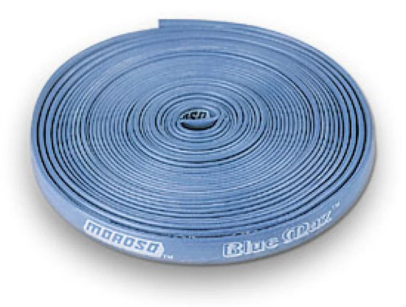 Moroso 72000, Insulated Spark Plug Wire Sleeve - 8mm - Blue - 25ft Roll