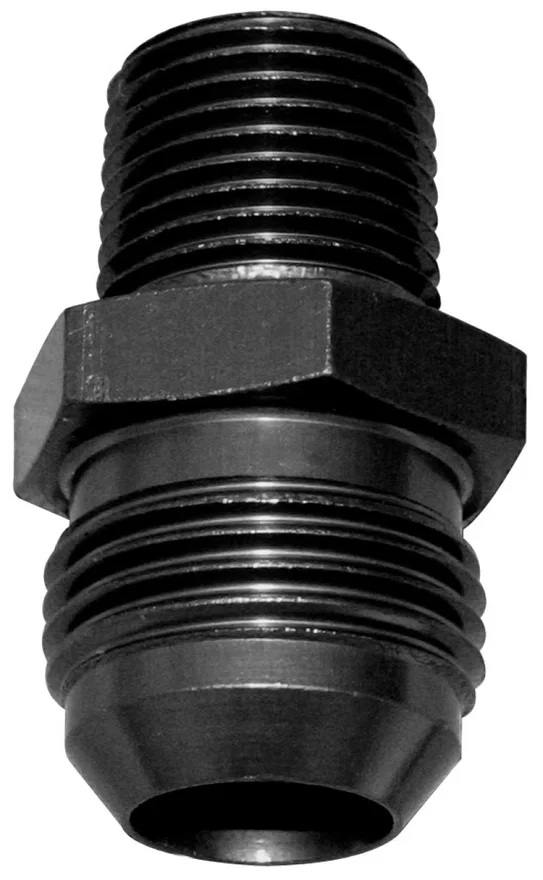 Moroso 22708, 1/2in NPT to -12An Fitting - Aluminum - Single