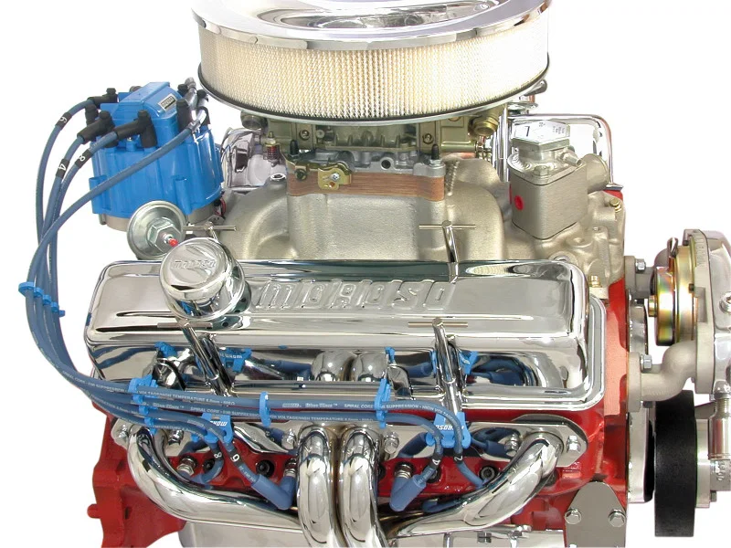 Moroso 72280, 74-Up Chevrolet V8 Super HEI Ignition Kit w/Distributor Cap/Rotor/Blue Max Wires & Loom Kit