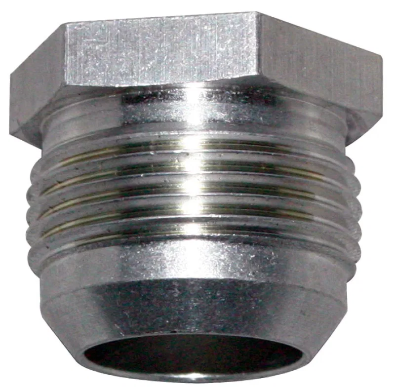 Moroso 22716, 16An Male Weld-On Bung - Aluminum - Single