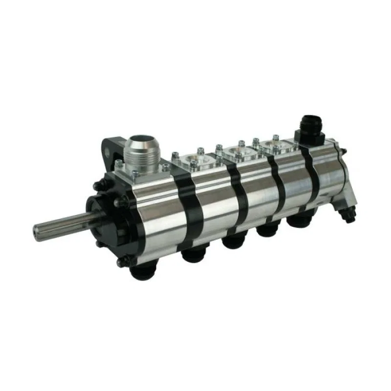 Moroso 22355, Tri-Lobe 5 Stage Dry Sump Oil Pump - Left Side - 1.800in Pressure