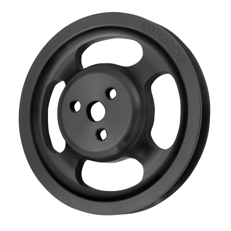 Moroso 64887, Vacuum Pump Pulley - Offset Style - 3 Bolt