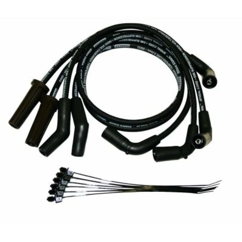 Moroso 27380, 2017+ Harley-Davidson Milwaukee 8 Spiral Core Wire Set - Black