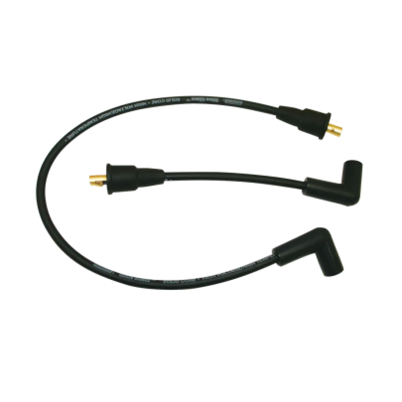 Moroso 27290, 71-78 Harley-Davidson XL Solid Stainless Core Wire Set - Black for Ford F-250 Super Duty