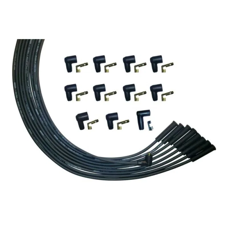 Moroso 51002, Universal V8 Str Plug Unsleeved Non- HEI Ultra Spark Plug Wire Set