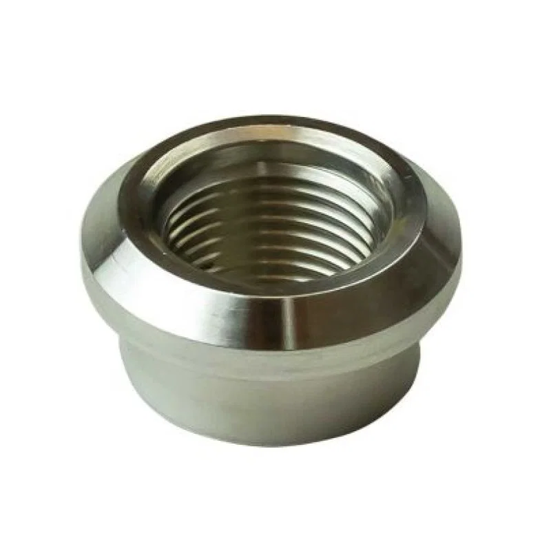 Moroso 68901, 8AN ORB Female Weld-On Bung - Aluminum - Single