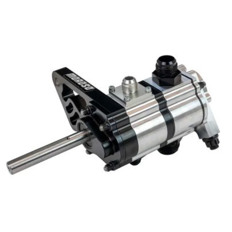 Moroso 22377, 2 Stage Scavenge Tri Lobe Driver Left Side Door Mount 1.50in PS Oil Pump w/Fuel Pump Drive for Honda Fit