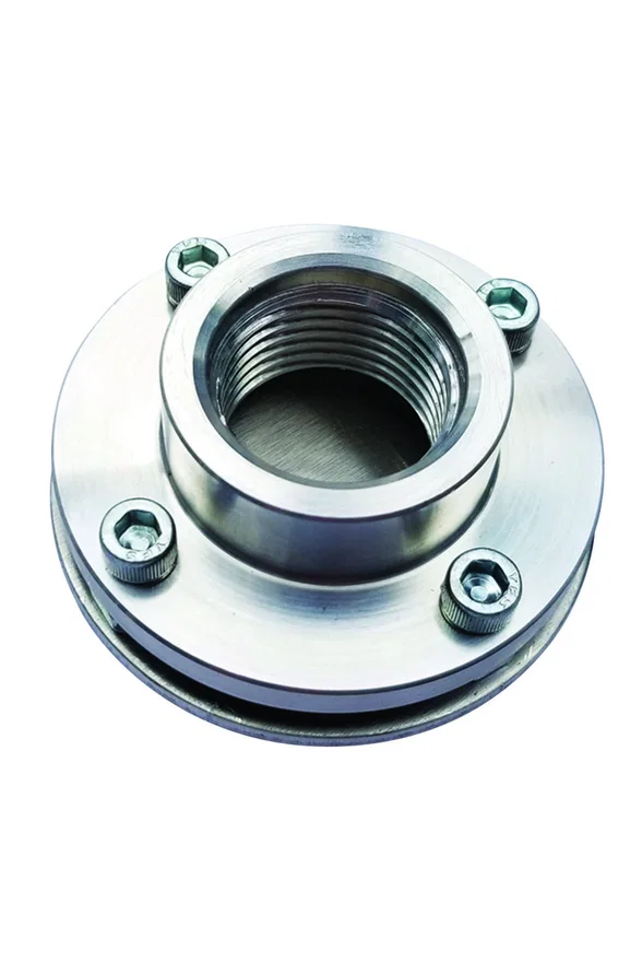 Moroso 22756, 10An Female Non Weld-On Valve Cover Fitting w/Baffle