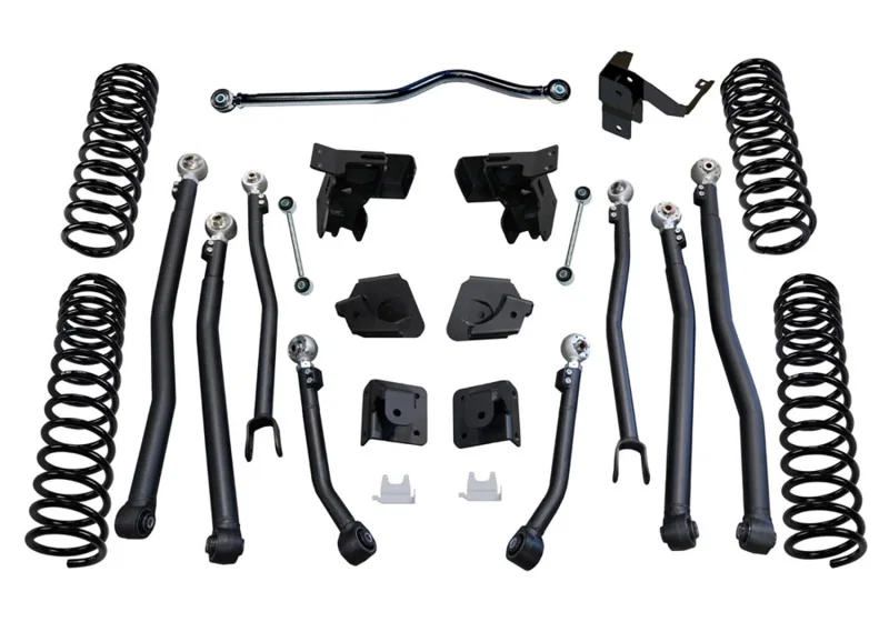 Superlift K201B, 07-18 Jeep Wrangler JK 4in Long Arm Kit - Bilstein Shocks