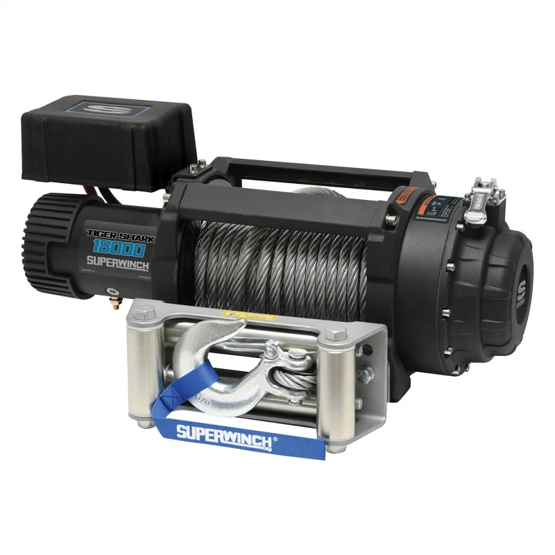 Superwinch 1518000, 18000 LBS 12V DC Wire Rope Tiger Shark Winch