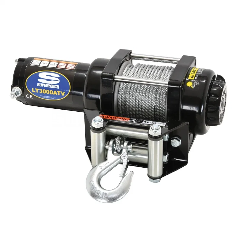 Superwinch 1130220, 3000 LBS 12V DC 3/16in x 50ft Steel Rope LT3000 Winch