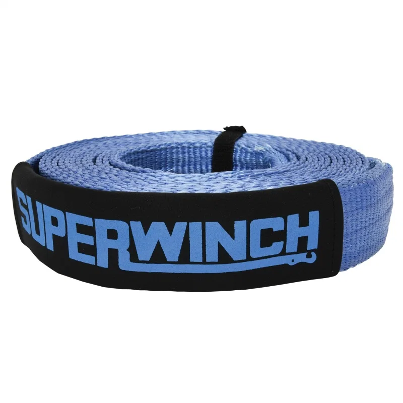 Superwinch 2518, Recovery Strap 20000 lbs 2in x 30 ft w/ Reinforced Closed-Loop Ends