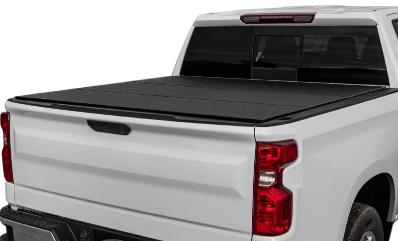 Access B6050059, 07-21 Toyota Tundra 5ft 6in Bed (w/ Deck Rails) LOMAX Tri-Fold Cover - Urethane FRP