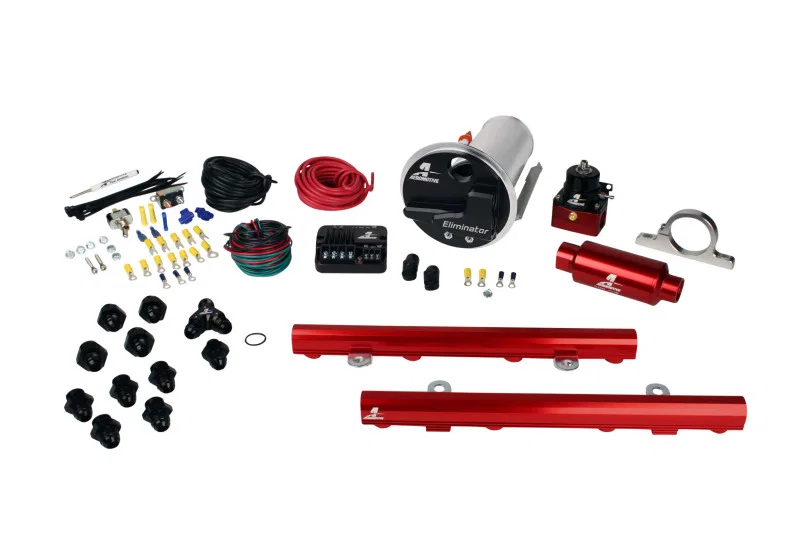 Aeromotive 17341, 07-12 Ford Mustang Shelby GT500 5.0L Stealth Eliminator Fuel System (18683/14130/16306)