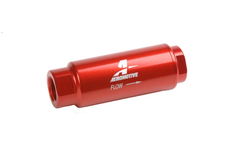 Aeromotive 12303, SS Series In-Line Fuel Filter - 3/8in NPT - 40 Micron Fabric Element