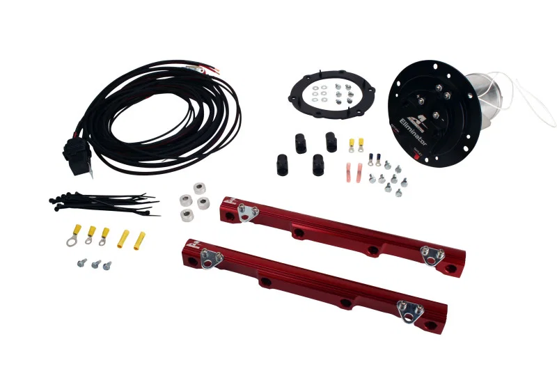 Aeromotive 17190, 03-04 Cobra Fuel System - Eliminator/Rails/Wire Kit/Fittings