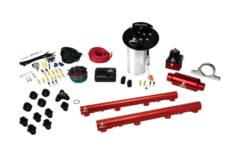 Aeromotive 17343, 10-13 Ford Mustang GT 4.6L Stealth Eliminator Fuel System (18695/14116/16306)