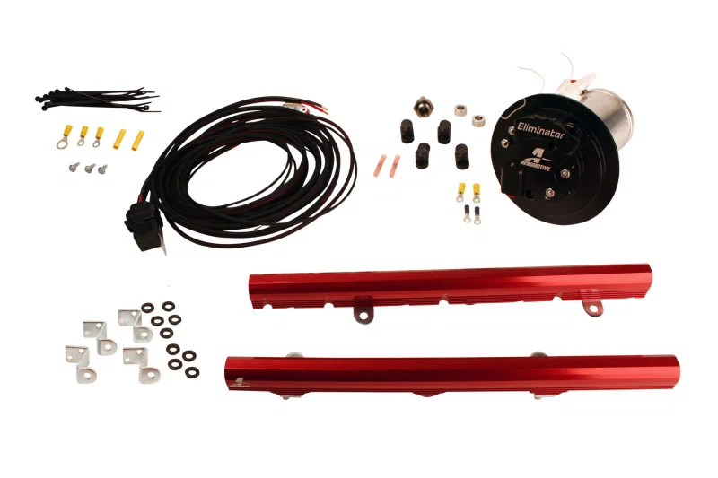 Aeromotive 17194, 10-11 Camaro Fuel System - Eliminator/LS3 Rails/Wire Kit/Fittings