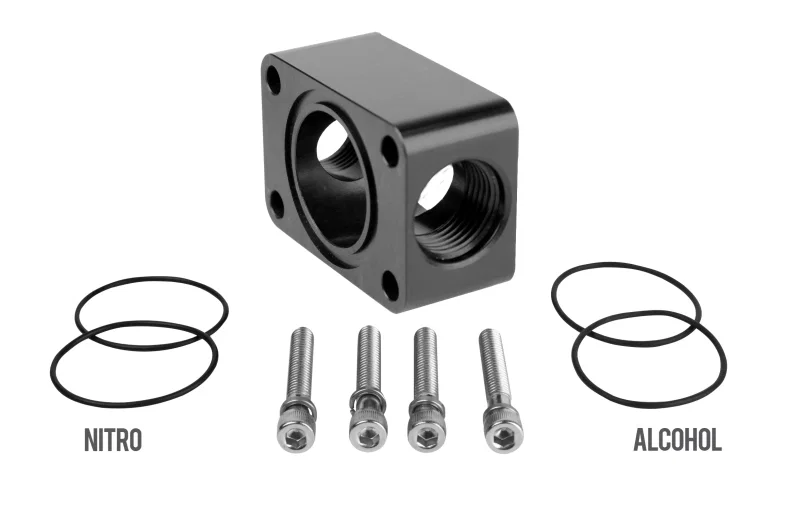 Aeromotive 11740, Spur Gear Pump Distribution Block - 2x AN-10