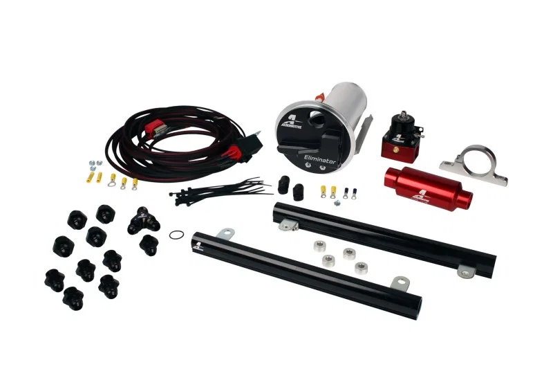 Aeromotive 17338, 07-12 Ford Mustang Shelby GT500 5.4L Stealth Eliminator Fuel System (18683/14141/16307)