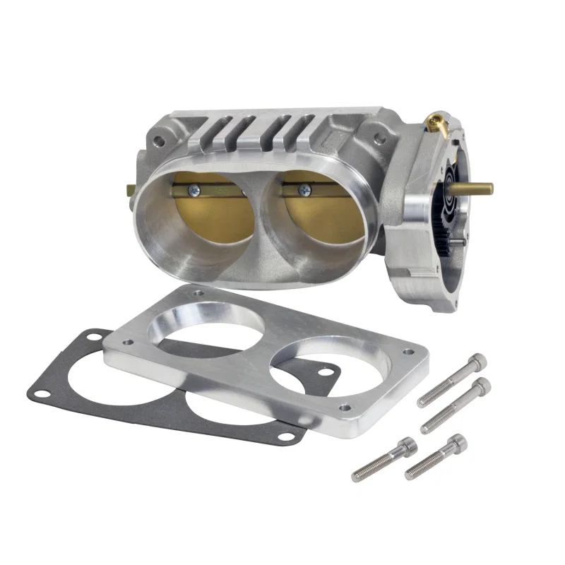 BBK 1764, 05-14 Mustang Shelby GT500 F Series Truck 6.8 V10 Twin 65mm Throttle Body BBK Power Plus Series for Ford