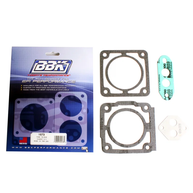 BBK 1573, 86-93 Mustang 5.0 75mm Throttle Body Gasket Kit