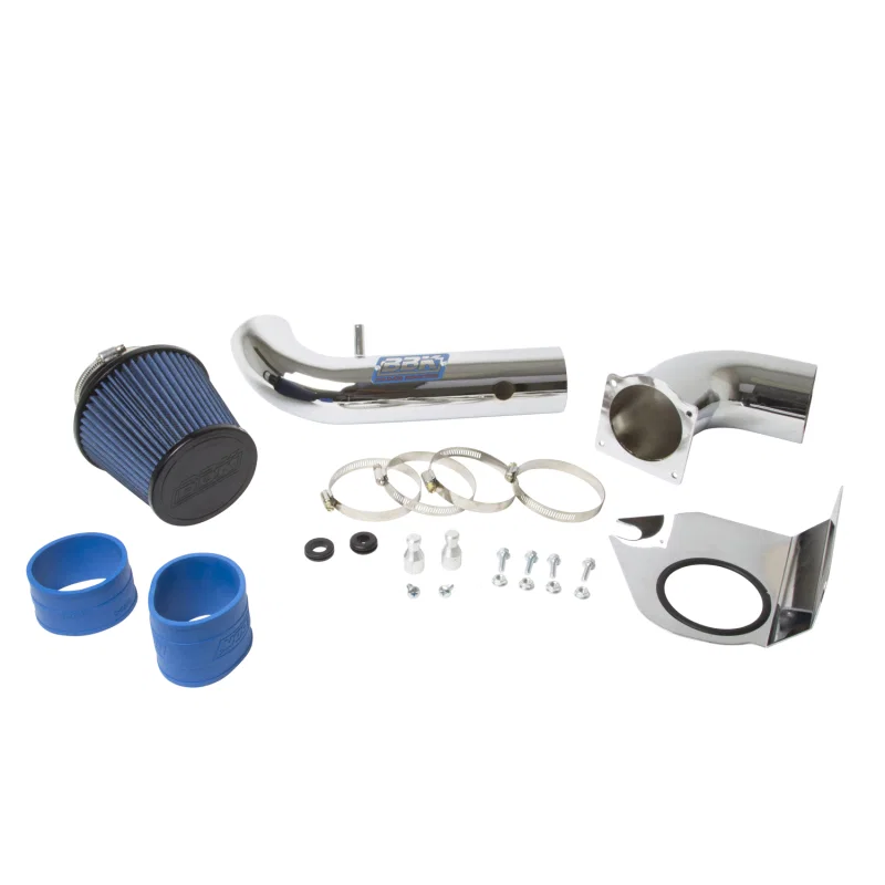 BBK 1717, 94-98 Mustang 3.8 V6 Cold Air Intake Kit - Chrome Finish