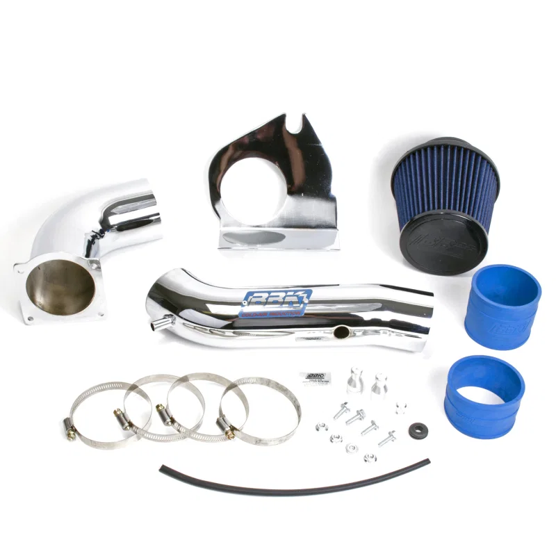 BBK 1719, 99-04 Mustang V6 Cold Air Intake Kit - Chrome Finish