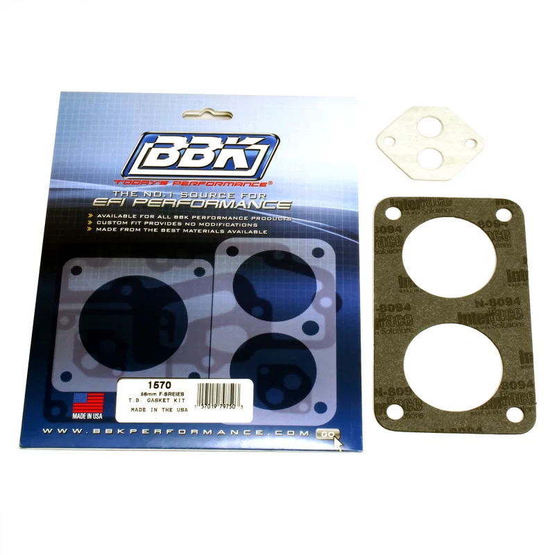 BBK 1570, 87-96 Ford F Series Truck Twin 56mm Throttle Body Gasket Kit