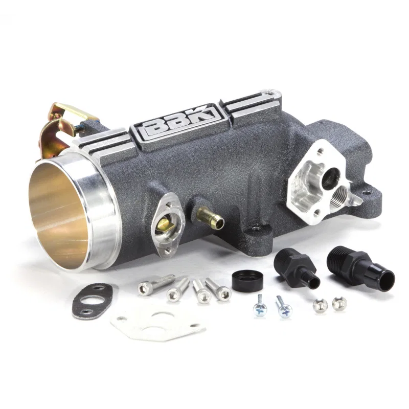 BBK 1780, 96-04 Mustang 4.6 GT 78mm Throttle Intake BBK Power Plus Series - Charcoal for Ford