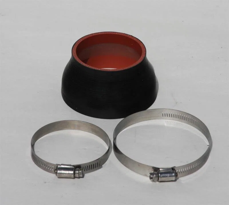 Granatelli Motor Sports 400B300X, 4in-3in Silicone Reducer Sleeve w/Clamps