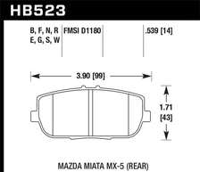 ER-1 Disc Brake Pad image 2