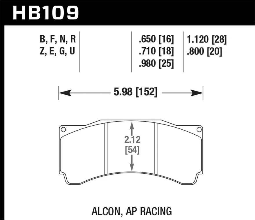 DTC-60 Disc Brake Pad