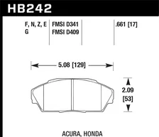 ER-1 Disc Brake Pad image 2